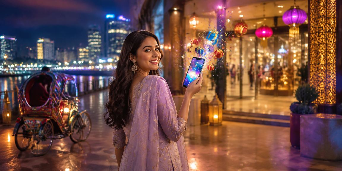 ঈদ উৎসবে ঢাকায় nagod77 অ্যাপে স্পোর্টস বেটিং পেমেন্ট করছেন একজন ব্যবহারকারী
